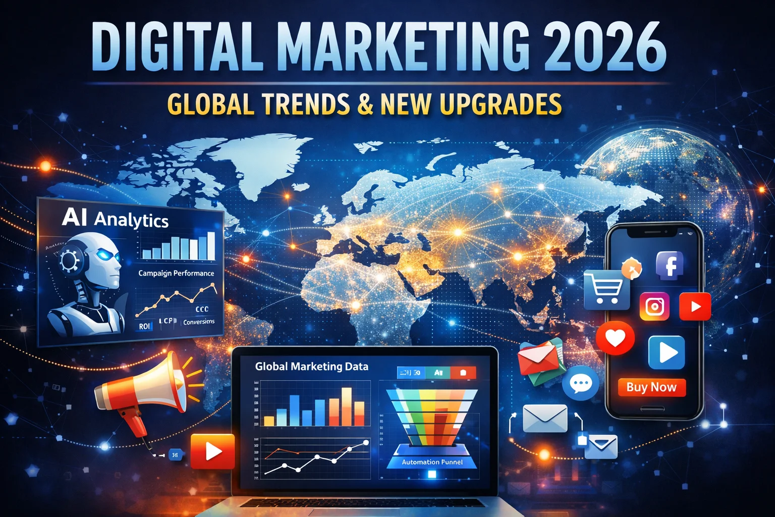 Digital Marketing 2026: New Global Upgrades Transforming the World Market